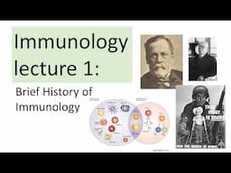 Immunology Lecture 1 | Brief History of Immunology