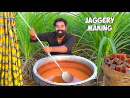 Jaggery Making From Sugarcane | Homemade | കരിമ്പിൽനിന്നും ശർക്കര | M4 Tech |