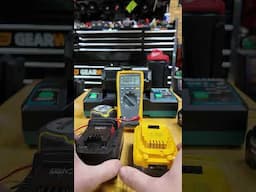 DEWALT XR 20-Volt Vs Milwaukee M18 FUEL Voltage  #tools