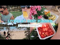 ☀️ SUMMER DIARIES | Beach Day, Book Organisation, Nostalgic Activities | Summer List | CARLY HAMPTON