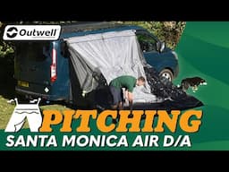 Outwell Santa Monica Air Awning Pitching & Packing Video