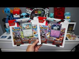 *WHICH BLISTER HAS BETTER PULLS?* Obsidian Flames 3 Pack Blister opening!