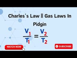 Charles law || Gas laws || Chemistry