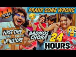 BADMOS CHORA FOR 24 HOURS!😂 PRANKS ON MY ANGRY FAMILY 🤬 || GONE WRONG ❌ | Skater Himanshu