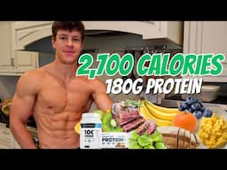 Full Day of Eating 2,700 Calories | High Protein Diet To Lose Fat and Build Muscle