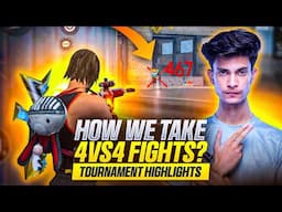 Strategic 4v4 fights in tournaments  | Freefire Esports Pakistan