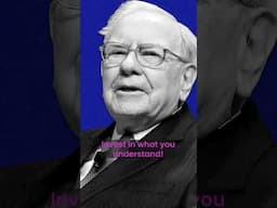 How Warren Buffett Chooses Investments (Quick Tip)