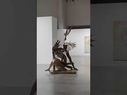 This video captures Rachel Feinstein’s sculpture “Metal Storm” on view at Art Basel Miami Beach.