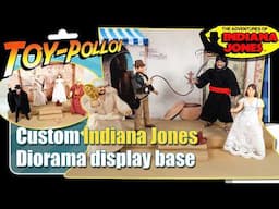 Custom Adventures of Indiana Jones Diorama display base - Toy Polloi