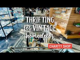 Thrift With Me | Thrifting Eclectic Vintage Home Decor | Village Green MCC Thrift Store 🇨🇦