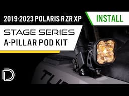 Easy Mounting: Stage Series A-Pillar Pod Kit Install for 2019-2023 Polaris RZR XP | Diode Dynamics