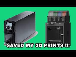 Riello Vision VST 2000 UPS SAVED my 3D PRINTING !!!