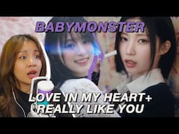 OG YG STAN's POV— BABYMONSTER "Love In My Heart" & "Really Like You" M/V (+first-time song listens!)