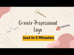 How to Create Logo In 5 Minutes | How to Create Logo For YouTube Channel