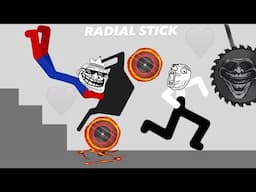 Best Falls | Stickman Dismounting compilation of funny moments #522