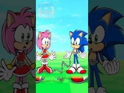 Sonic & Amy CHAINED TOGETHER!? #shorts