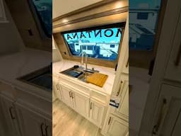 This kitchen is in an RV! 2025 Keystone Montana 3795FK fifth wheel RV with front kitchen