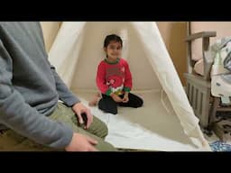 BlueWood Teepee Tent for Children Complete Setup Assembly Installation and review