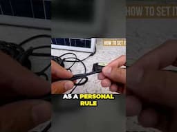 Solar DIY Connections - Setting Up Your System #powersolar #diysolar