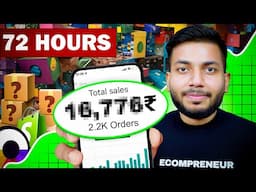 I Tried 72 Hours Indian Dropshipping Challenge