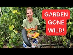 I abandoned my veggie garden for 10 days in PEAK SUMMER - look what happened! Melbourne Garden Tour