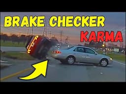 A Day in The Life of an American Truck Driver - Road Rage, Brake Check, Car Crash, Instant Karma USA