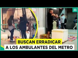 Buscan erradicar a ambulantes en el Metro: Guardias tendrán más facultades