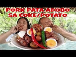 PORK PATA ADOBO SA COKE/POTATO #lutongbahayrecipe