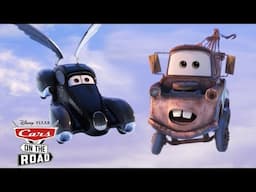 Mater Meets the Speed Demon in Cars on the Road | Pixar Cars