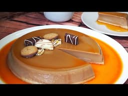 🍮 Flan Cremoso de Café 🍮 (sin huevo, sin gluten y sin horno) Fácil y Delicioso #490#