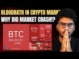 CRYPTO CRASH - BLOODBATH IN MARKETS - BITCOIN ALTS CRASH REASON