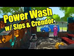 Sips and Crendor Power Wash a Skate Park for nearly 2 hours