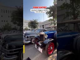 Vintage Car Autofest in Mumbai🏎️ #vintage #vintagecars #car