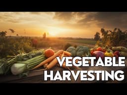 How Farmer Harvesting Vegetables | Amazing Vegetable Harvesting Technology | Modern Agriculture