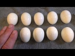 EASY peel PERFECT hard boiled eggs EVERY TIME