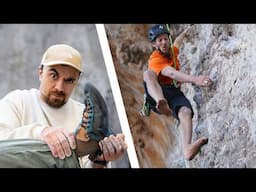 This guy climbs 8b (5.13d) with no shoes or chalk