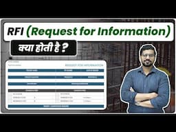 RFI क्या होती है और इसे कैसे बनाते हैं | Request For Information Report  in Construction