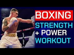 Strength and Power Workout for Boxing