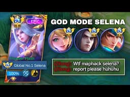 SELENA GOD MODE👿 (1v5) | TOP GLOBAL SELENA