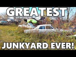 DO NOT Miss this MASSIVE Old Car JUNKYARD Tour! Open To the Public! (Rohners Auto Parts) Huge Yard!