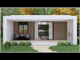 Modern Small House | 6m x 8m (Box type) | Enjoying time with family