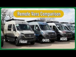 Entire Remote Vans Lineup: Comparing Friday, Oasis, and Aegis (2025)