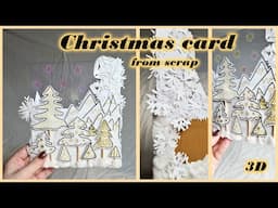 CHRISTMAS CARD from scrap | Best out of waste