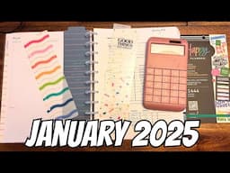 January 2025 Budget Monthly Setup | Frankenplanner Setup | Big Happy Planner