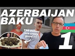 AZERBAIJAN 🇦🇿 BAKU 1: I visit the CENTER and try some delicious LOCAL FOOD