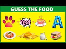 Guess The Food Name | Food Emoji | Cool Puzzles | Test Your Brain | Emoji Puzzle