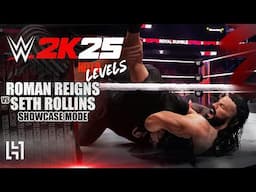 WWE 2K25 Showcase Mode Gameplay Part - Roman Reigns vs Seth Rollins - Royal Rumble