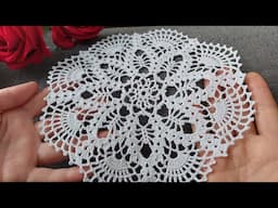 Amazing! 🌸 Very Beautiful Flower Crochet Pattern | Easy Tutorial for Beginners