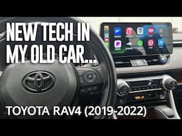 Upgrade Your 2019-2022 [5th Gen] Rav4 Interior - Wireless CarPlay - 12.3" RoadAnvi X12 from Amazon