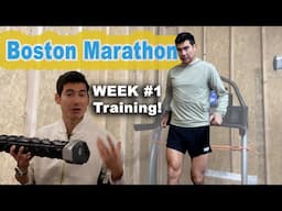 Boston Marathon 2025 Training! Week EP. 1 ft. RheoFit A1